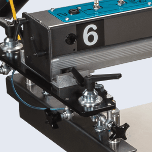 Registration automatic screen printing press