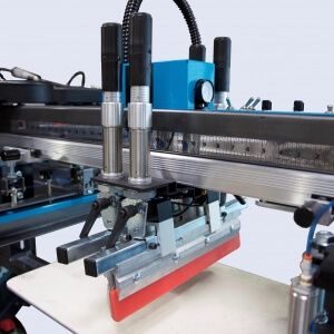 Squeegee/Floodbar automatic screen printing press