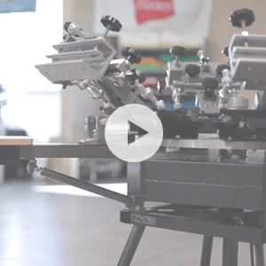 Mach Manual Screen Printing Press Video