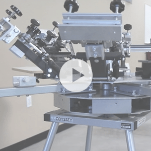 Odyssey Manual Screen Printing Press Video